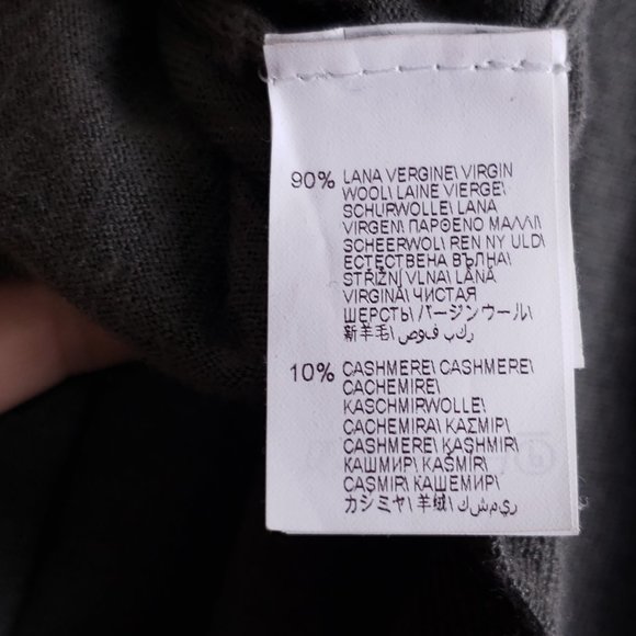 Brunello Cucinelli Wool Cashmere Men's Sz 54 V-Neck Knit Pullover Sweater Olive - Picture 6 of 10